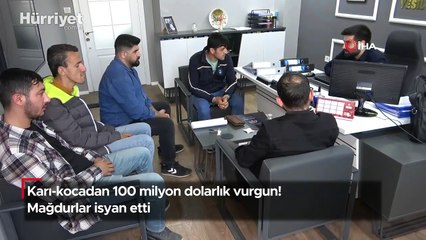 Karı-kocadan 100 milyon dolarlık vurgun! Mağdurlar isyan etti