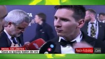 Primeras declaraciones de Lionel Messi Ganador del Balón de Oro 2015