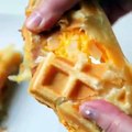 Aperitivos para el Super Bowl - Waffle de Queso