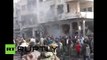 46 muertos tras la explosión de un par de carros bombas en Homs, Siria