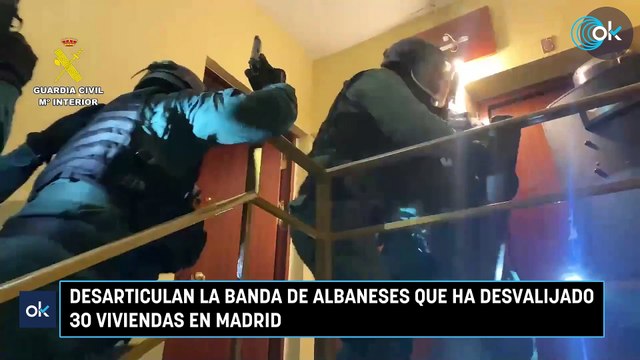 Desarticulan la banda de albaneses que ha desvalijado 30 viviendas en Madrid