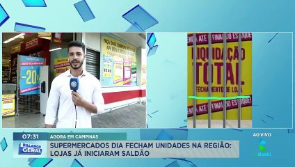 Após anúncio de fechamento, unidades da Rede Dia fazem liquidação