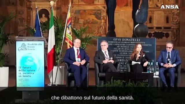 Zaia al World Health Forum a Padova: Il Veneto e' la Davos della sanita'