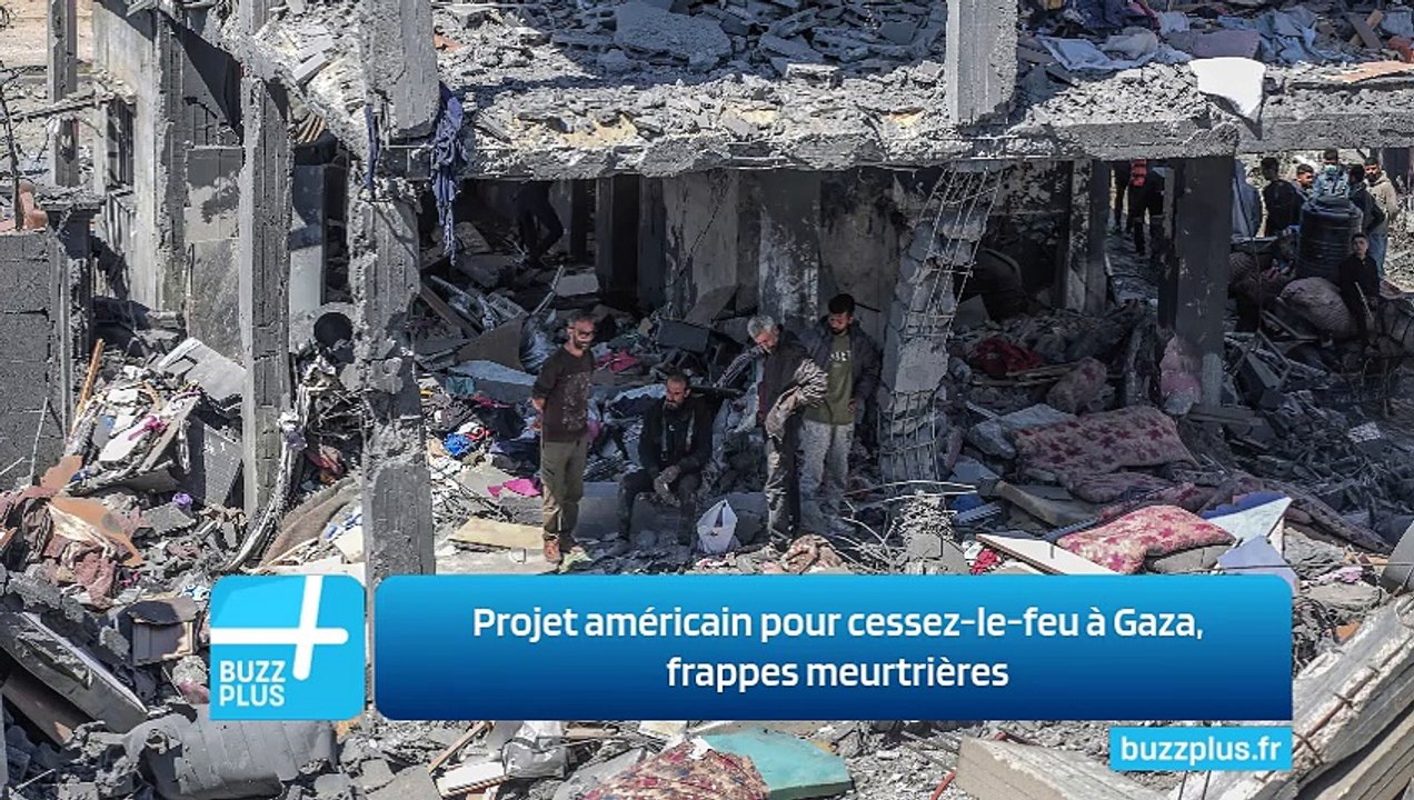 Projet américain pour cessez-le-feu à Gaza, frappes meurtrières