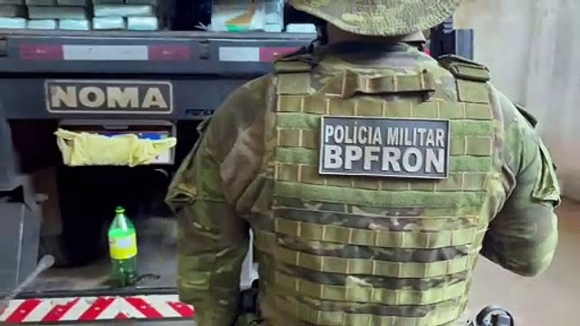 BPFron apreende 149 quilos de crack avaliados em R$ 3 milhões em oficina mecânica