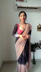 pure soft Georgette silk || MODELING || FASHION SHOW