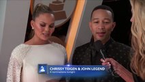 2016 #GRAMMY Awards - John Legend y su esposa Chrissy Teigen