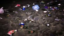 Playas de Rosarito infestadas por basura tras Semana Santa