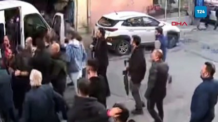 İstanbul'da servis şoförüne 15 kişi saldırdı, yüzüne levyeyle vuruldu; dehşet anları kamerada