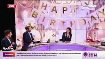 Apolline de Malherbe reçoit une surprise de son fils en direct pour son anniversaire. RMC