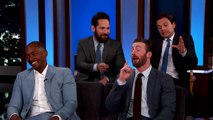 Jimmy Kimmel Live!: Chris Evans, Anthony Mackie, Sebastian Stan & Paul Rudd En Una Trivia Personal