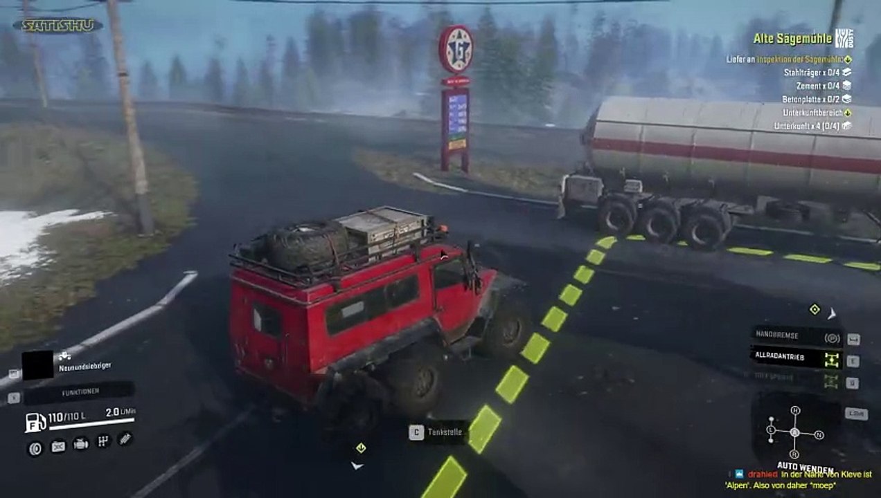 Und der ganze Weg wegen dem kleinen Tankerchen... SnowRunner #445