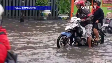 Hujan Sejak Dini Hari, Kota Tegal Dikepung Banjir