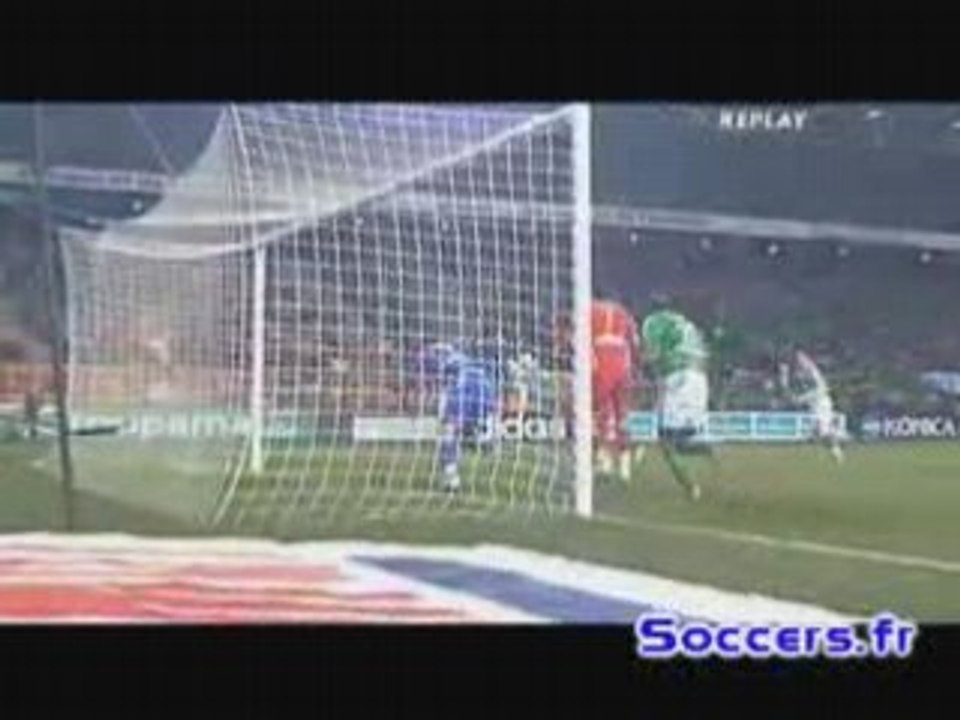 st etienne-le mans 32emes journee 2007/2008 1er but