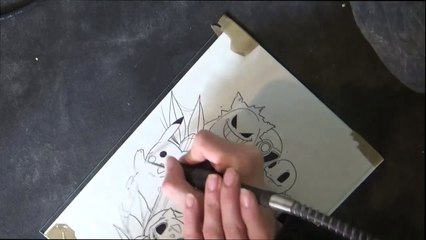 Gravure sur verre _ Pokemon - Gravur'ad - 2020