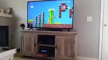 Hombre le propone matrimonio a su novia con juego de Mario Bros