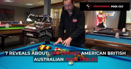 Difference American British Australian Pool Tables