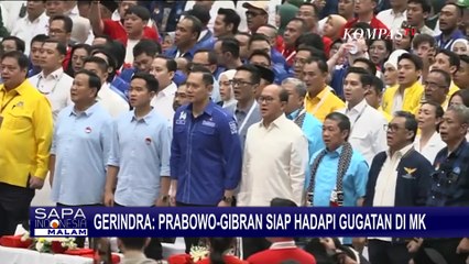 Descargar video: Gerindra Pastikan Prabowo-Gibran Siap Hadapi Gugatan Pemilu di MK