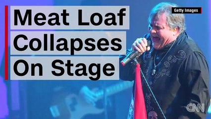 Meat Loaf collapses