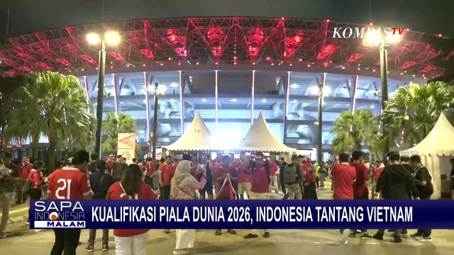 Antusiasme Suporter Timnas Saksikan Pertandingan Indonesia Lawan Vietnam di Stadion GBK