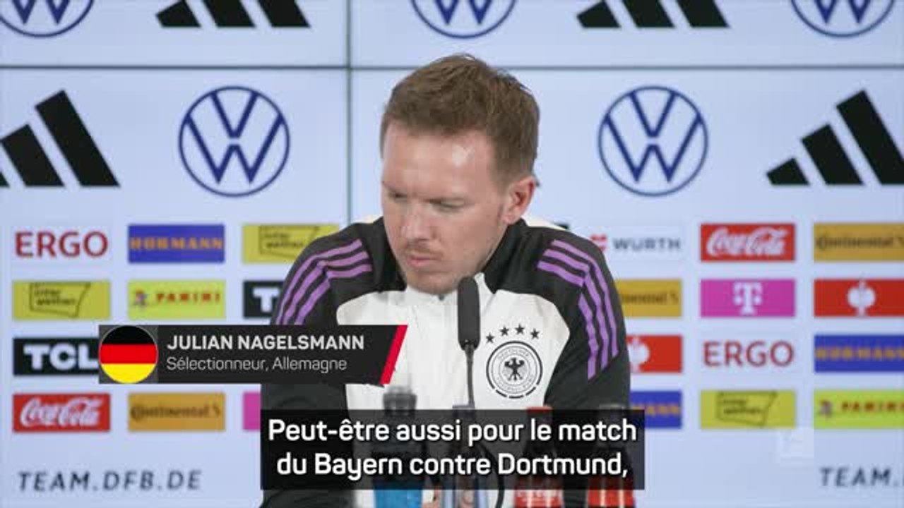 Allemagne - Julian Nagelsmann donne des mauvaises nouvelles de Manuel Neuer