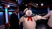 The Original Ghostbusters On The Stay Puft Marshmallow Man