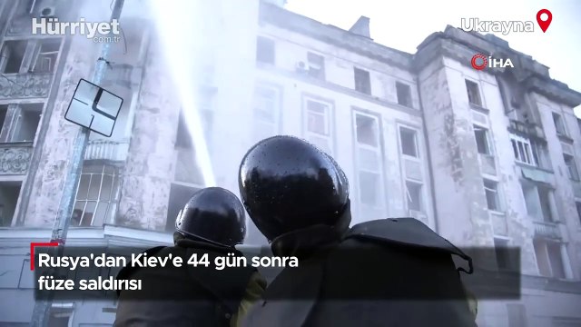 Rusya'dan Kiev'e 44 gün sonra füze saldırısı