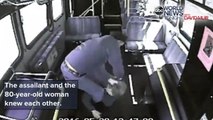 Octagenaria atacada por pasajero en autobus