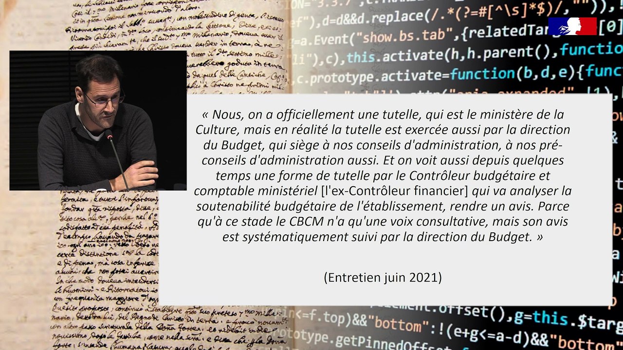 Journée d'étude - Métiers du patrimoine en mutation ? - 4/12 - Session I - Réformes budgétaires et transformations de l’emploi dans les établissements publics culturels
