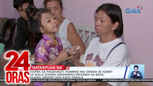 24 Oras Part 1: Dinukot na bata, natagpuan na; away-kalsadang nauwi sa pambubutas ng gulong; joint maritime resource assessment sa Pag-asa Island; panenermon ng guro sa livestream, paparusahan ba?, atbp.