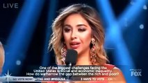 #VIRAL - La extraña respuesta de Miss California durante ronda de preguntas en Miss USA 2016