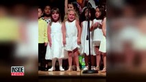 4-Year-Old Girl's Spirited Singing Steals Spotlight at Preschool Graduation