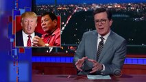 The Late Show: El nuevo mejor amigo de Donald Trump, Rodrigo Duterte