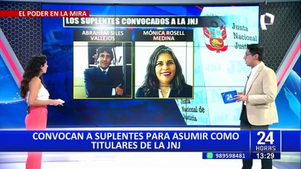 Convocan a suplentes para asumir como titulares de la Junta Nacional de Justicia