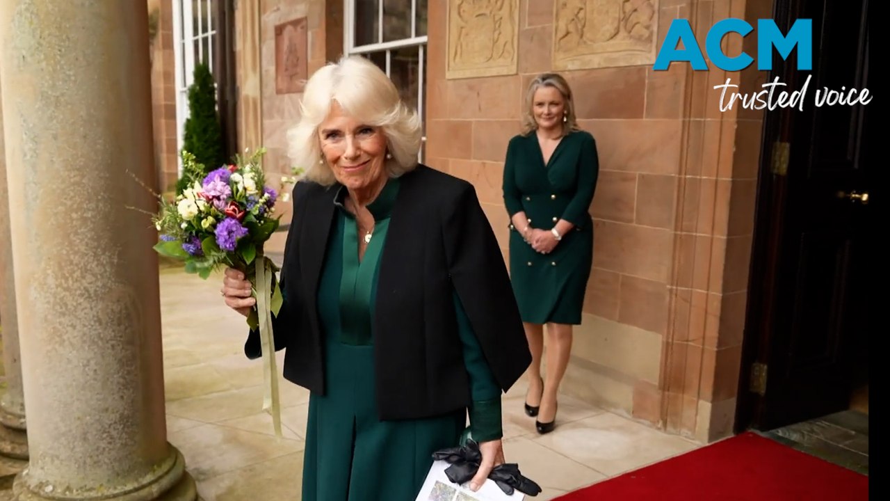 Queen Camilla visits Belfast while King Charles recovers