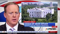 Reporters burst into laughter as Sean Spicer insists Trump didn't misspell 'covfefe' tweet