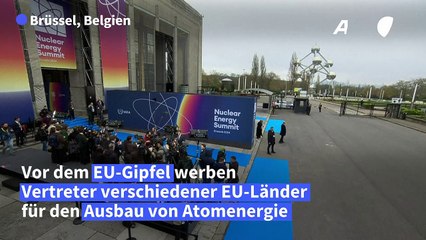 "Atomgipfel" in Brüssel wirbt für Ausbau der Kernenergie