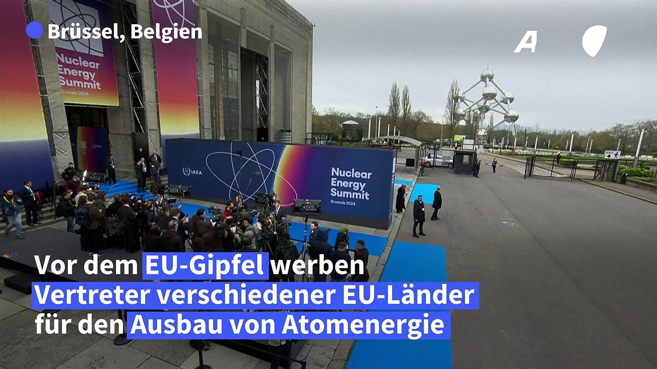 "Atomgipfel" in Brüssel wirbt für Ausbau der Kernenergie