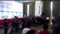 #VIDEO: Maestros se golpean hasta con sillas, durante sesión extraordinaria del SNTE en Zacatecas