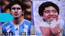 Diego Maradona le pide a Lionel Messi no abandone el fútbol internacional