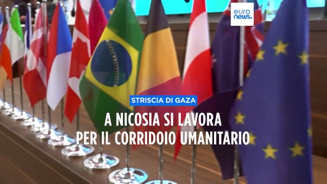 Gaza, summit a Cipro per il corridoio marittimo umanitario: Lavoriamo per aumentare la capacità