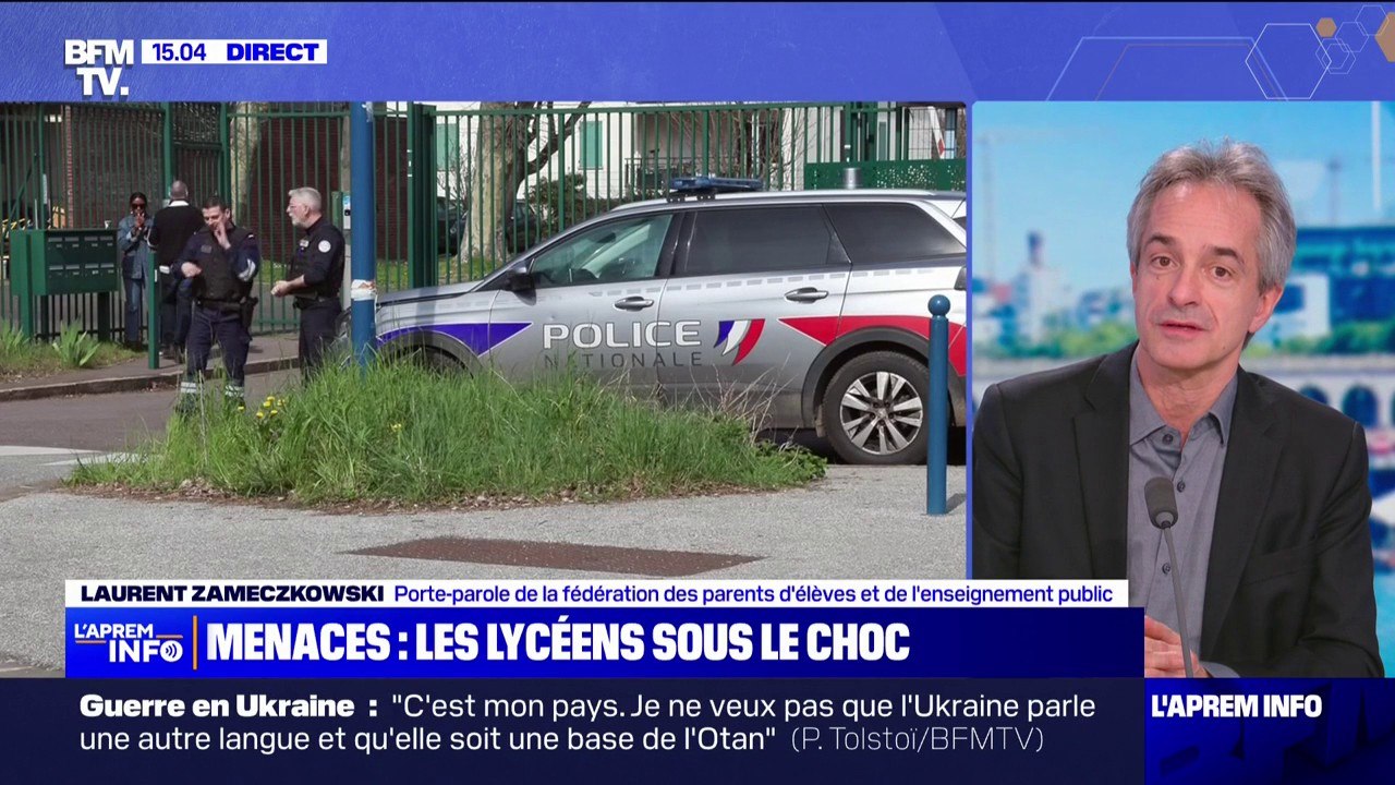 Menaces terroristes reçues par des lycéens: "C'est une attaque d'ampleur assez vaste" décrit le porte-parole de la PEEP