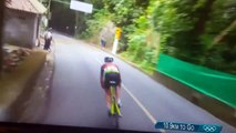 Impactante caída de Annemiek van Vleuten en el ciclismo de Rio 2016