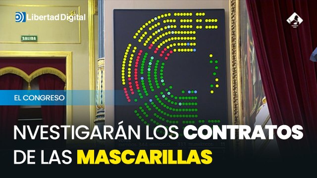 El congreso aprueba la comisión de investigación de PSOE por contratos de mascarillas