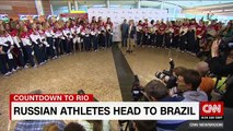 Los atletas rusos parten para los Juegos Olímpicos RIO2016