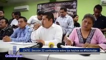 Conferencia sobre los hechos en #Nochixtlán Oaxaca