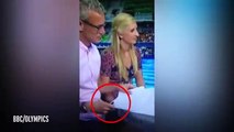 Conductores se toquetean por debajo de la mesa durante transmisión en vivo #Rio2016