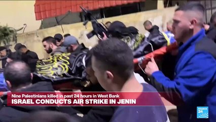 Israeli airstrikes hit West Bank’s Jenin