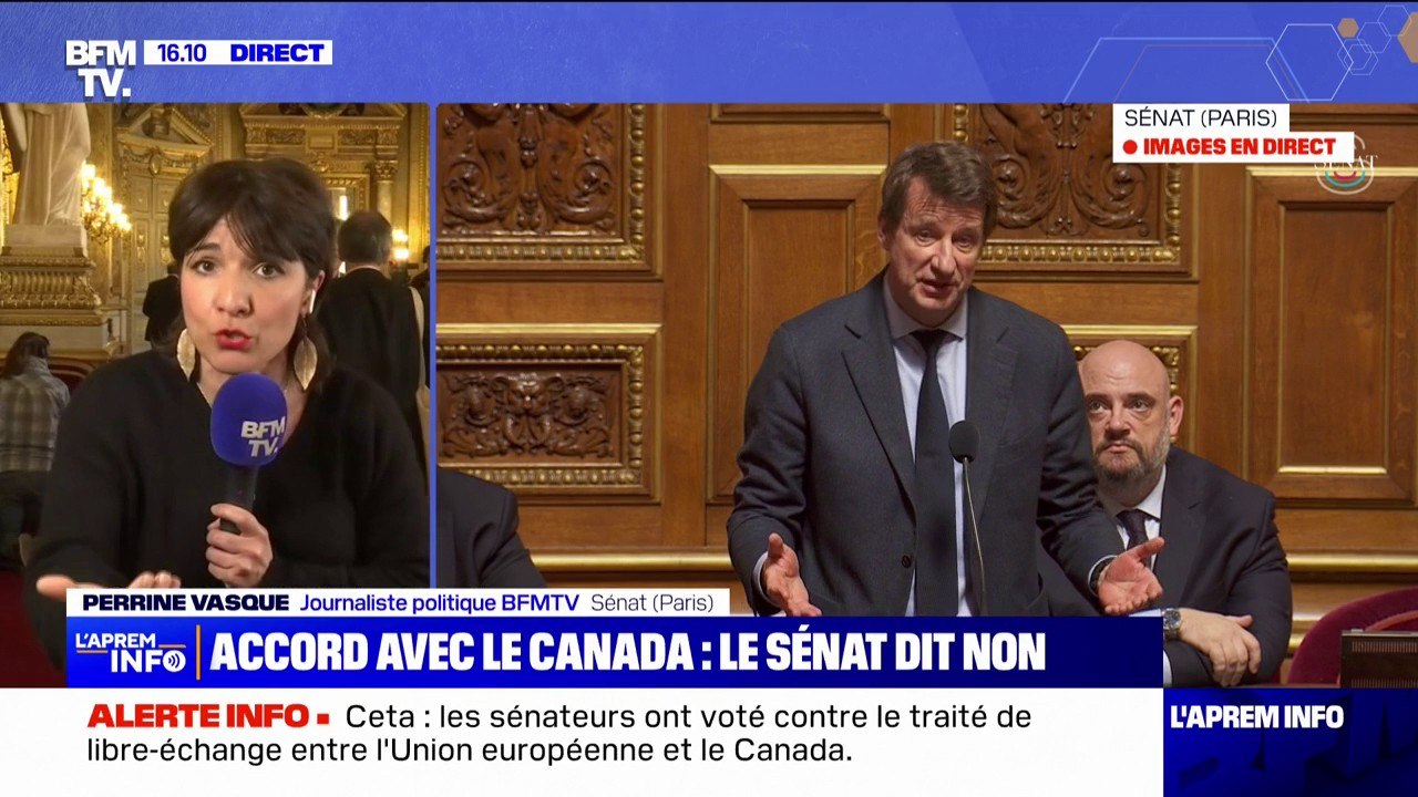 Ceta: le Sénat a voté contre la ratification du traité de libre-échange entre l'Union européenne et le Canada