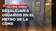 ¡Última Hora Desalojan a usuarios en el metro Hidalgo por presencia de humo en los vagones